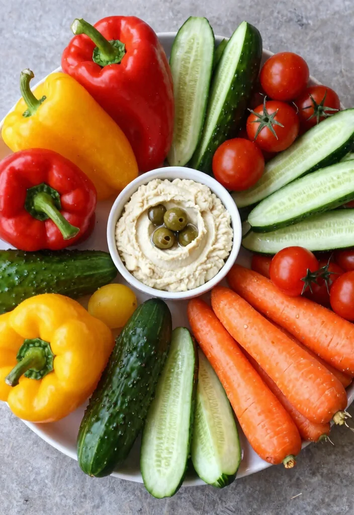 16 Best Italian Potluck Recipes (Easy to Transport) - 14. Italian Vegetable Platter 1