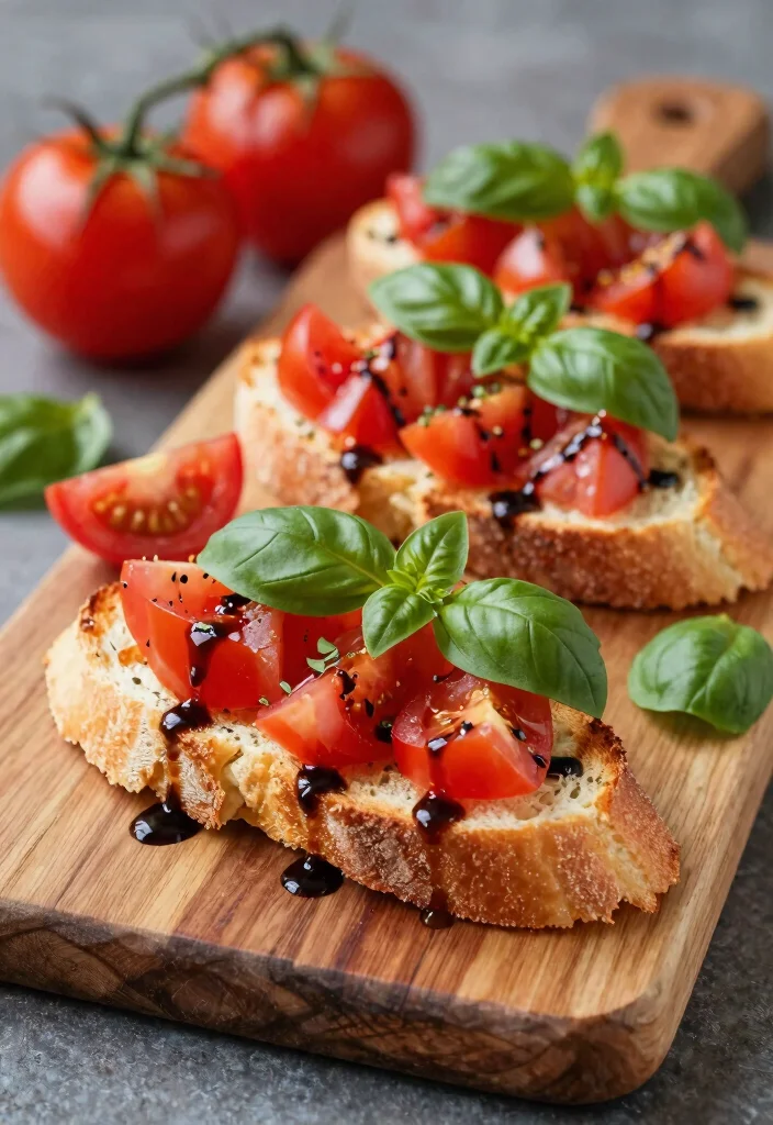 16 Best Italian Potluck Recipes (Easy to Transport) - 6. Bruschetta with Tomato and Basil 1