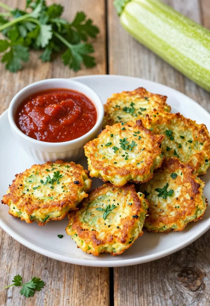 16 Best Italian Potluck Recipes (Easy to Transport) - 7. Zucchini Fritters 1