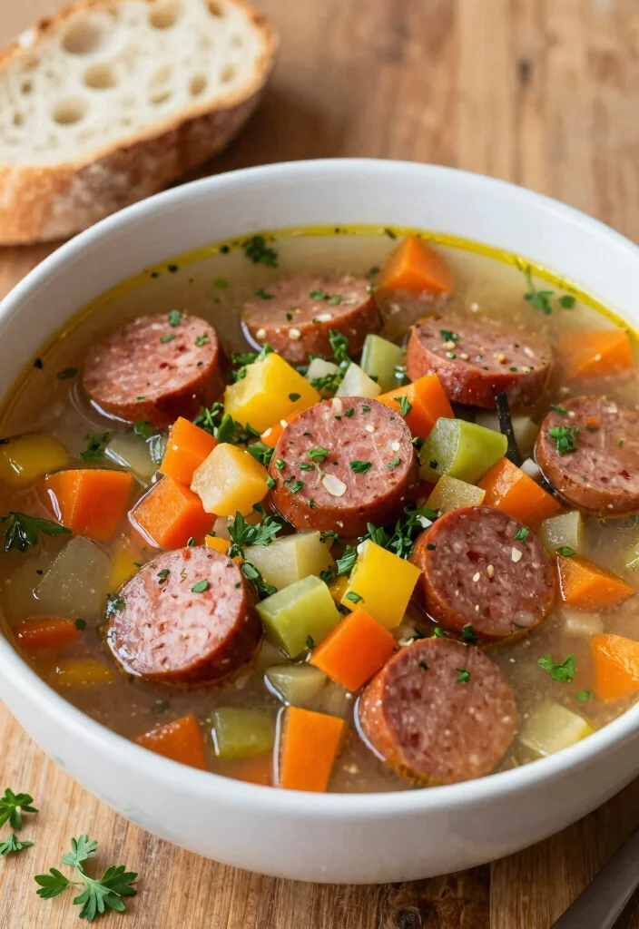16 Best Italian Sausage Soup Recipes for Comfort Food Lovers - 9. Italian Sausage Vegetable Soup 1