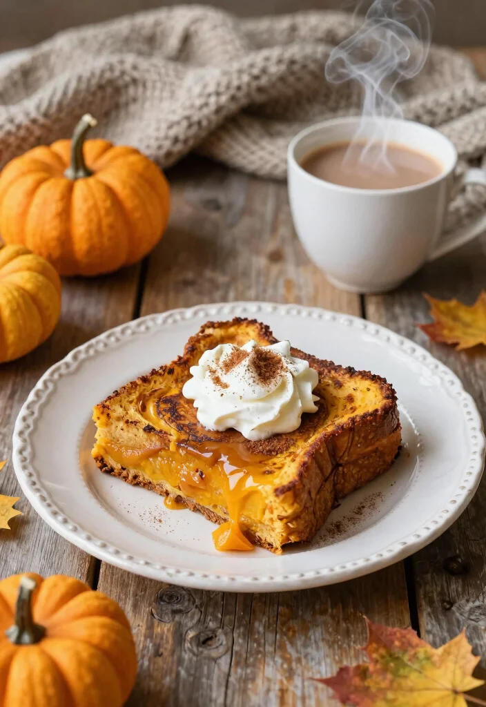 16 Crockpot French Toast Casserole Recipes for Easy Overnight Breakfasts - 3. Pumpkin Spice French Toast Casserole 1