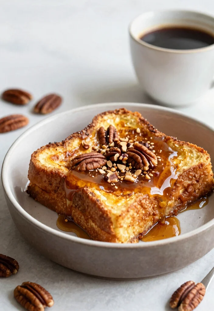 16 Crockpot French Toast Casserole Recipes for Easy Overnight Breakfasts - 9. Maple Pecan French Toast Casserole 1