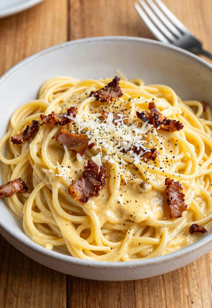 16 Easy Low-Carb Italian Recipes (Keto-Friendly) - 10. Keto-friendly Carbonara 1