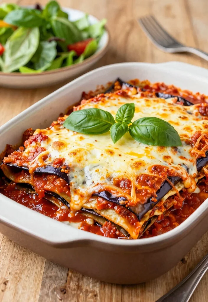 16 Easy Low-Carb Italian Recipes (Keto-Friendly) - 12. Low-Carb Eggplant Lasagna 1
