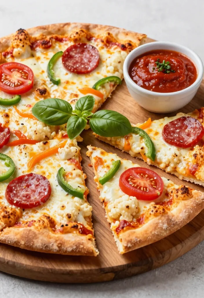 16 Easy Low-Carb Italian Recipes (Keto-Friendly) - 2. Cauliflower Pizza Crust 1