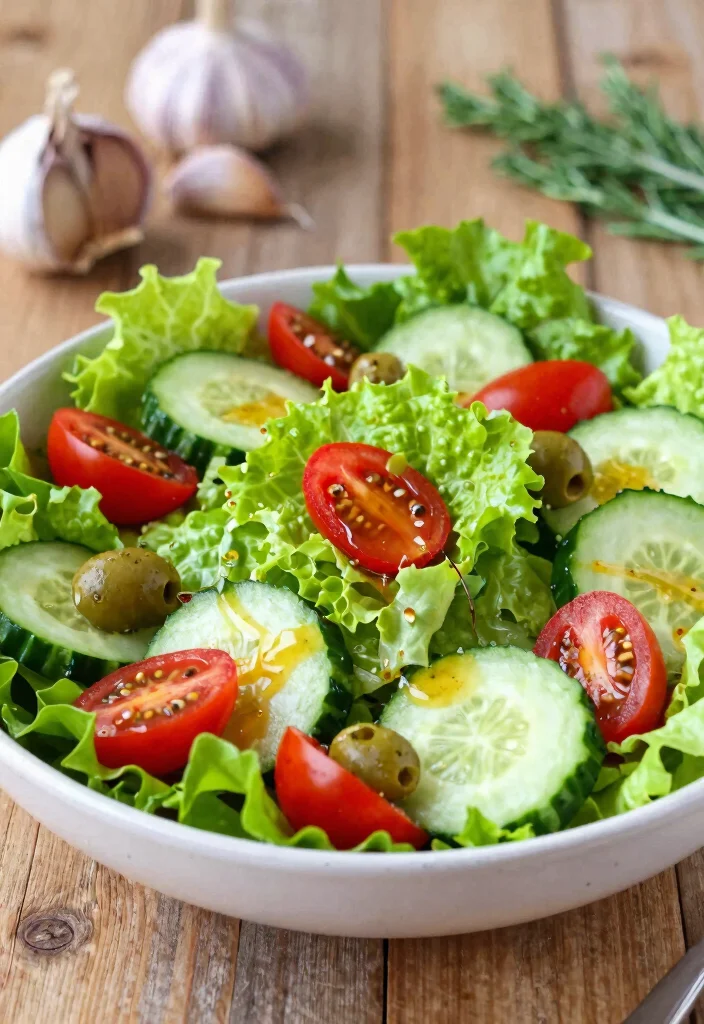 16 Easy Salad Recipes with Italian Dressing - 1. Classic Italian Garden Salad 1