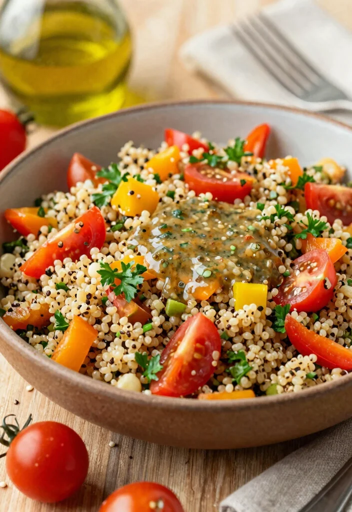 16 Easy Salad Recipes with Italian Dressing - 3. Quinoa Italian Salad 1