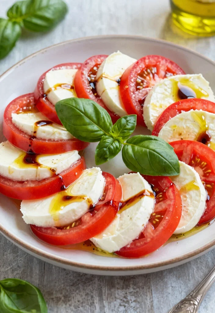 16 Easy Salad Recipes with Italian Dressing - 4. Italian Caprese Salad 1