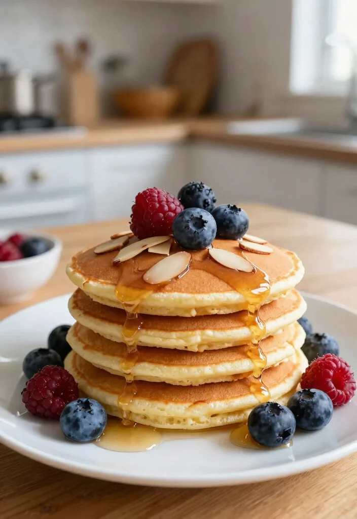 16 Fluffy Japanese Pancake Recipes You Can Make at Home - 10. Vanilla Almond Pancakes 1