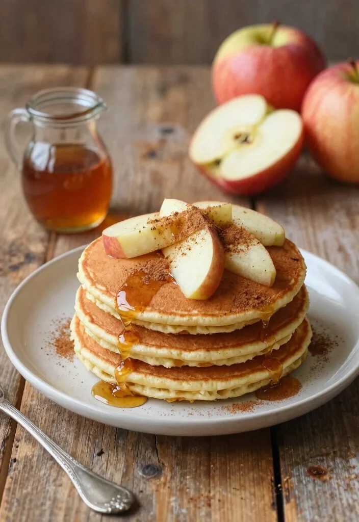 16 Fluffy Japanese Pancake Recipes You Can Make at Home - 11. Apple Cinnamon Pancakes 1