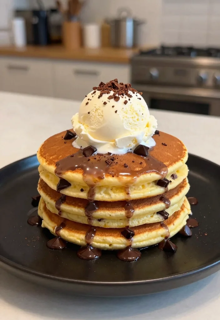 16 Fluffy Japanese Pancake Recipes You Can Make at Home - 4. Chocolate Chip Japanese Pancakes 1