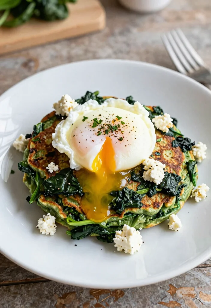 16 Fluffy Japanese Pancake Recipes You Can Make at Home - 8. Savory Spinach and Feta Pancakes 1