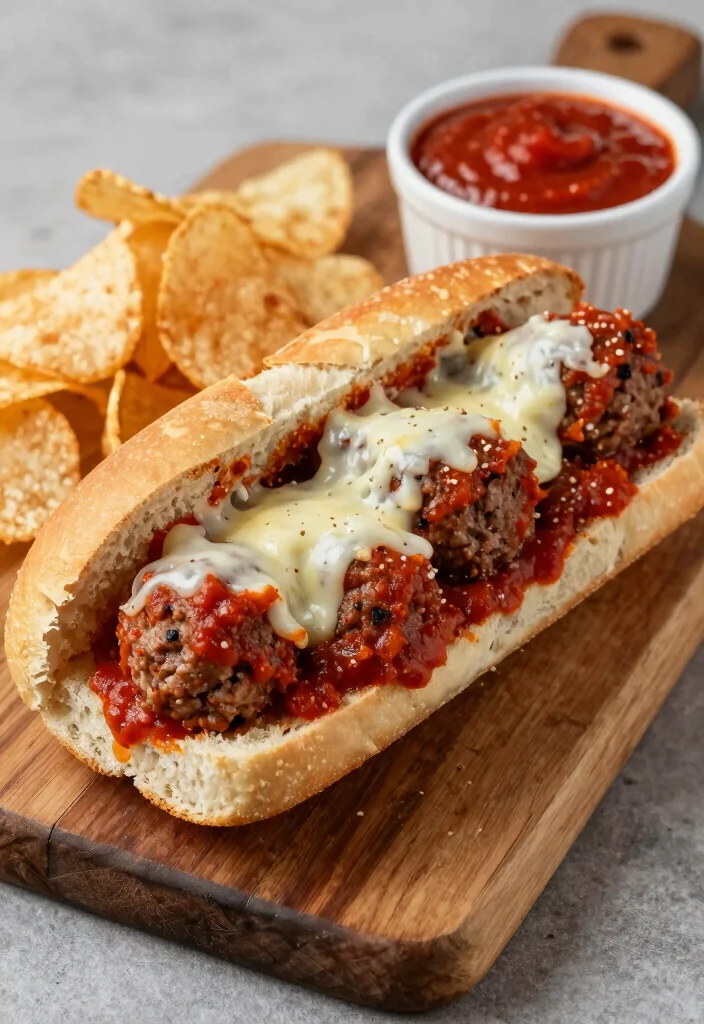 16 French Bread Dinner Ideas (Meals You Can Make with a Loaf) - 12. French Bread Meatballs Sub 1