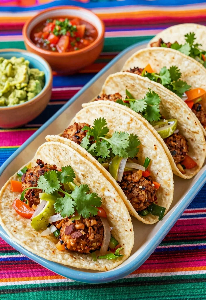 16 French Onion Chicken Meatballs Recipes for Lighter Dinners - 11. French Onion Chicken Meatball Tacos 1