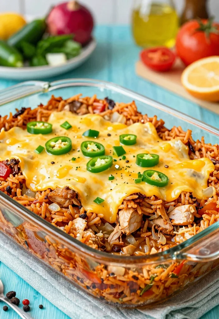 16 French Onion Chicken and Rice Bake Recipes for Family Dinners - 10. Spicy French Onion Chicken and Rice Bake 1