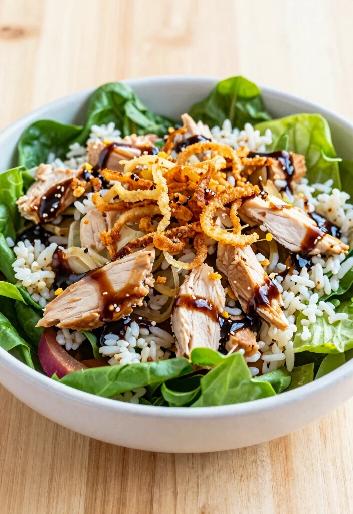 16 French Onion Chicken and Rice Recipes (One-Pan Meals) - 12. French Onion Chicken and Rice Salad 1