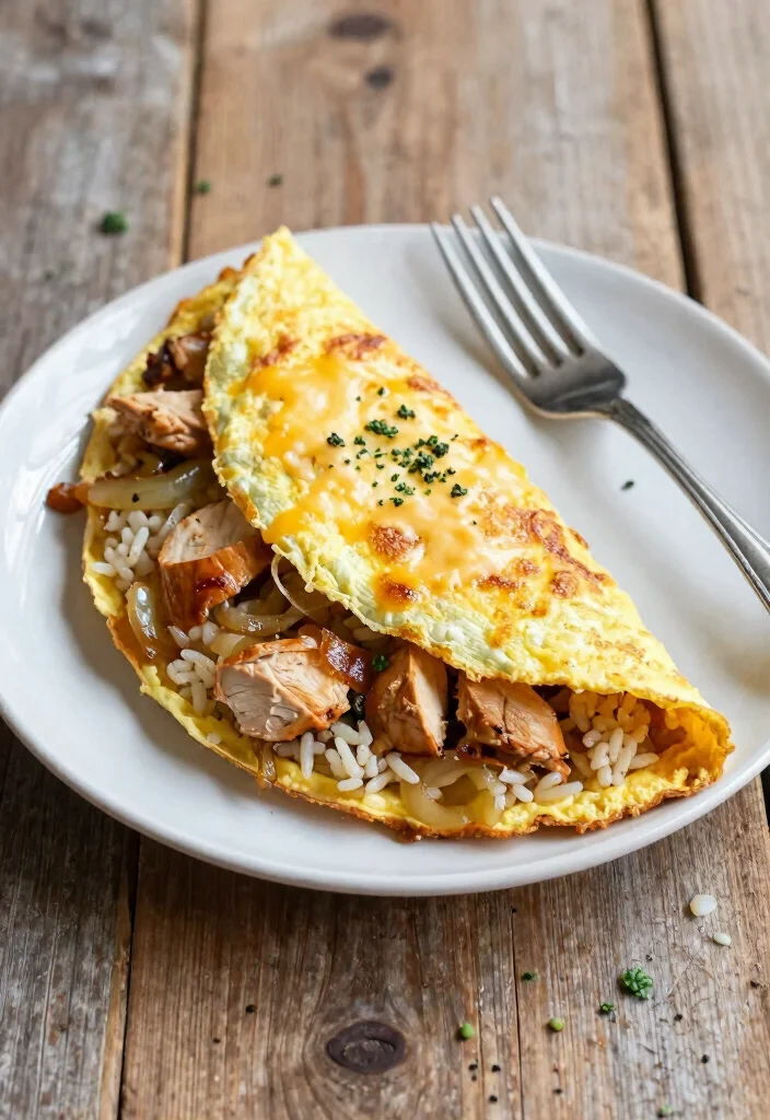 16 French Onion Chicken and Rice Recipes (One-Pan Meals) - 14. French Onion Chicken and Rice Omelet 1