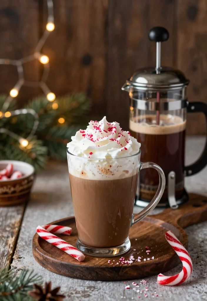 16 French Press Coffee Recipes and Flavor Ideas to Upgrade Your Brew - 12. Peppermint Mocha Coffee 1