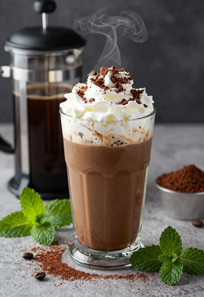 16 French Press Coffee Recipes and Flavor Ideas to Upgrade Your Brew - 4. Mocha Mint Fusion 1