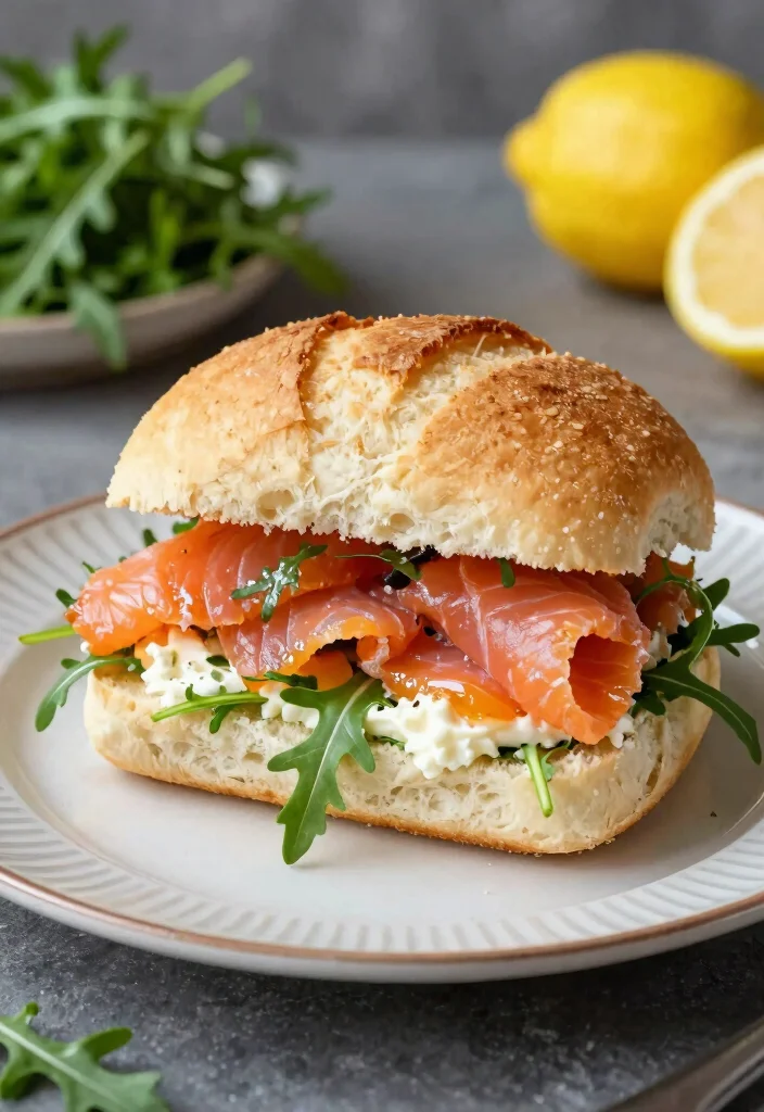 16 Irresistible Japanese Milk Bread Sandwich Ideas - 12. Smoked Salmon Sandwich 1