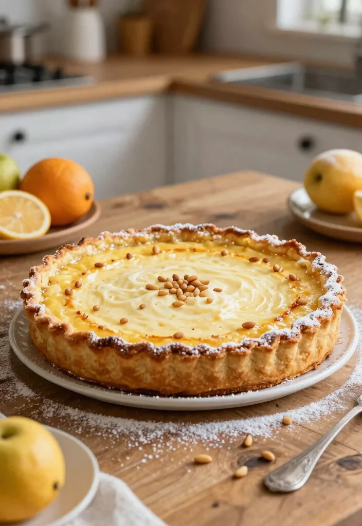 16 Italian Desserts Perfect for a Crowd - 16. Torta della Nonna 1