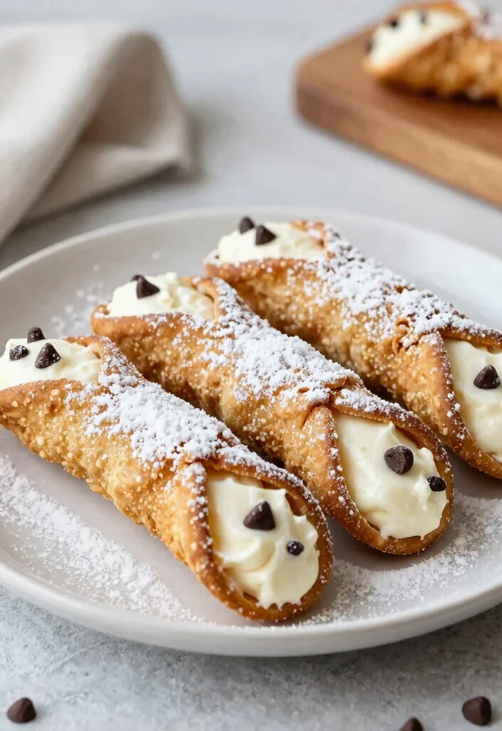 16 Italian Desserts Perfect for a Crowd - 3. Cannoli 1