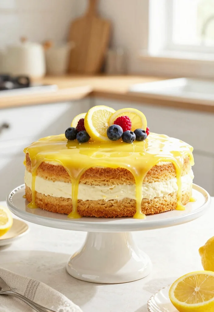 16 Italian Desserts Perfect for a Crowd - 8. Italian Lemon Cake 1