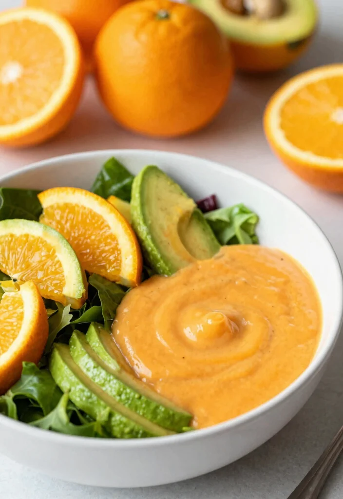 16 Japanese Ginger Salad Dressing Recipes (Zesty & Fresh) - 10. Ginger-Orange Dressing 1