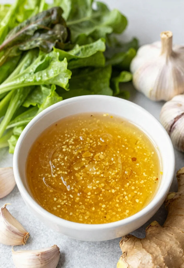 16 Japanese Ginger Salad Dressing Recipes (Zesty & Fresh) - 14. Ginger and Garlic Dressing 1