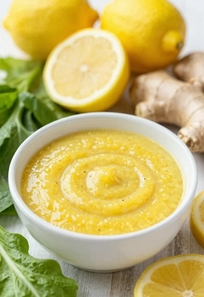 16 Japanese Ginger Salad Dressing Recipes (Zesty & Fresh) - 16. Ginger-Lemon Dressing 1