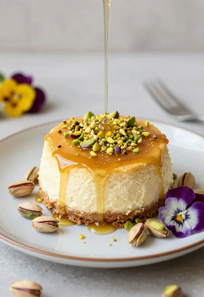 16 Light and Airy Japanese Soufflé Cheesecake Recipes - 11. Pistachio Soufflé Cheesecake 1