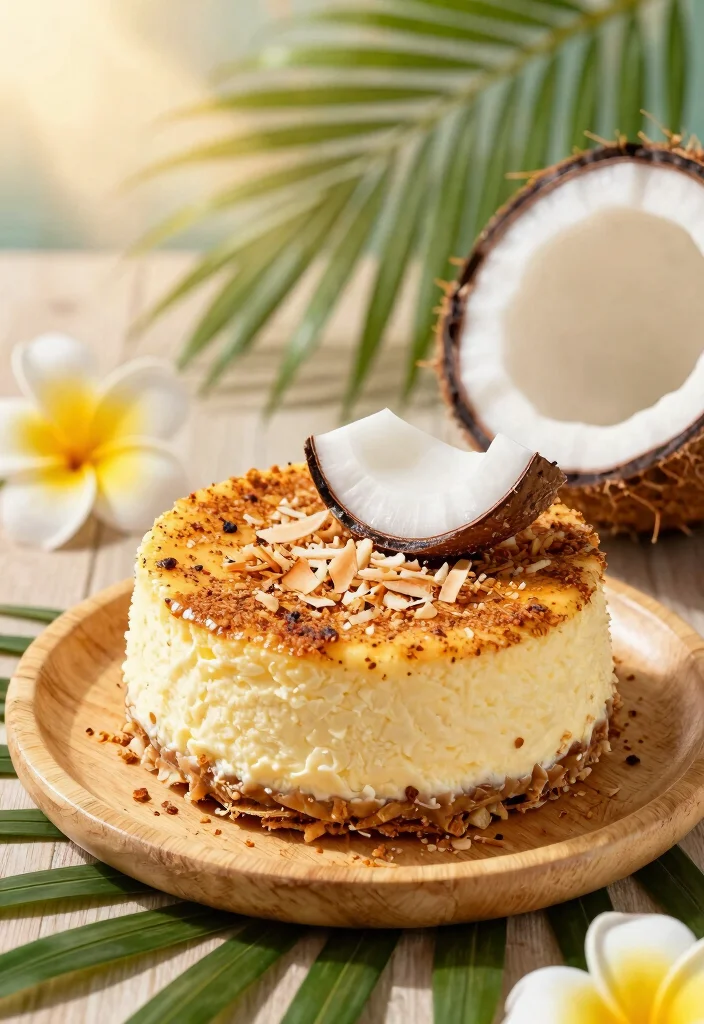16 Light and Airy Japanese Soufflé Cheesecake Recipes - 9. Coconut Soufflé Cheesecake 1