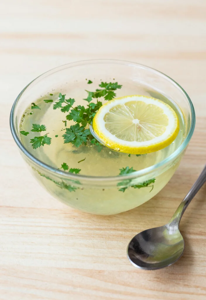 16 Simple Japanese Clear Soup Recipes (Light & Comforting) - 16. Herb and Lemon Soup 1