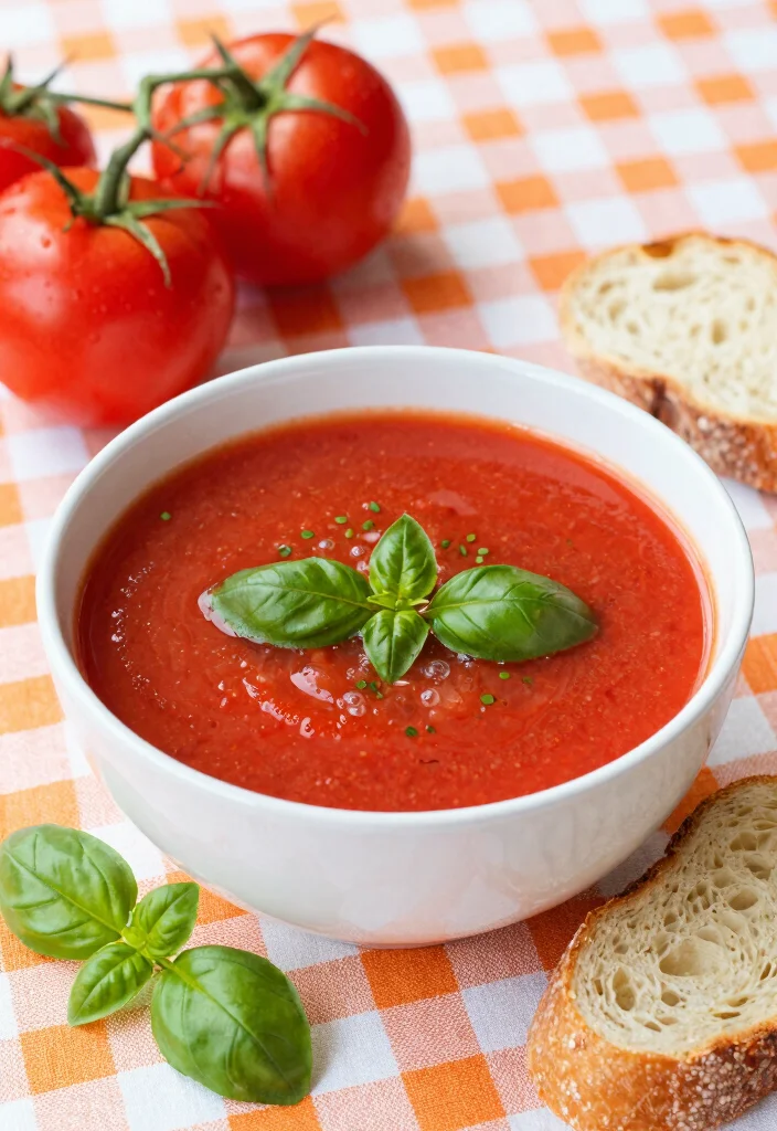 16 Simple Japanese Clear Soup Recipes (Light & Comforting) - 7. Tomato and Basil Soup 1