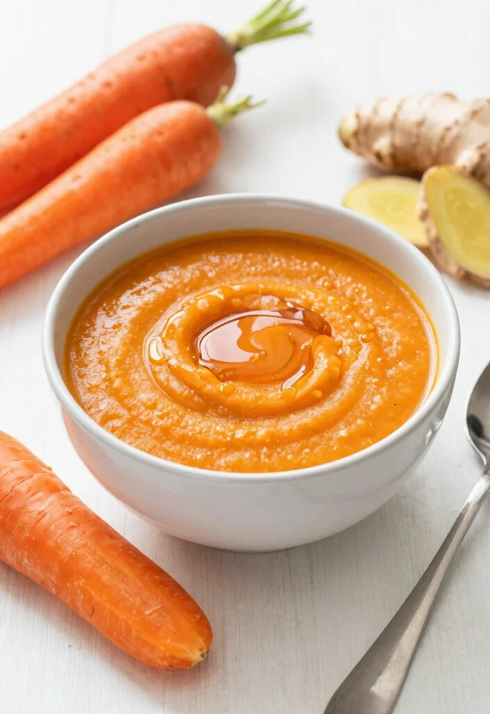 16 Simple Japanese Clear Soup Recipes (Light & Comforting) - 8. Carrot and Ginger Soup 1