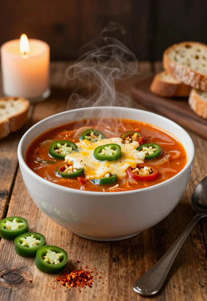 16 Slow Cooker French Onion Soup Recipes (Set and Forget Dinners) - 3. Spicy French Onion Soup 1