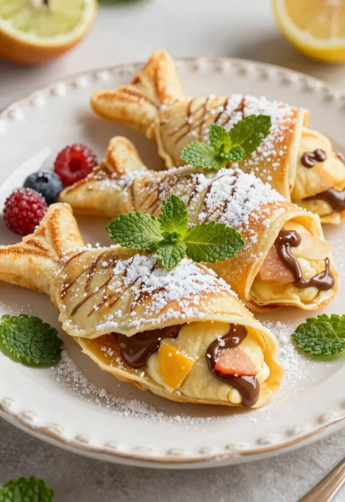 16 Unique Japanese Fish Dessert Ideas and Recipes - 16. Fish-Shaped Crepes 1