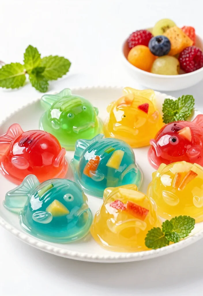 16 Unique Japanese Fish Dessert Ideas and Recipes - 6. Fish-Shaped Jellies 1