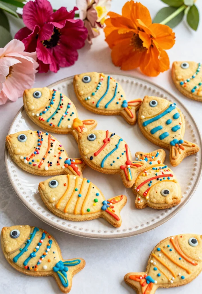 16 Unique Japanese Fish Dessert Ideas and Recipes - 8. Fish-Shaped Cookies 1