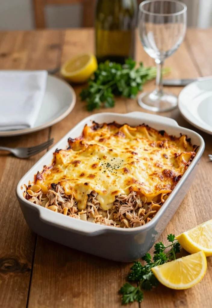 17 Best Italian Pasta Bake Recipes for Comfort Food Dinners - 10. Tuna Pasta Bake 1
