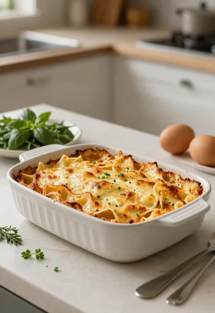 17 Best Italian Pasta Bake Recipes for Comfort Food Dinners - 15. Carbonara Pasta Bake 1