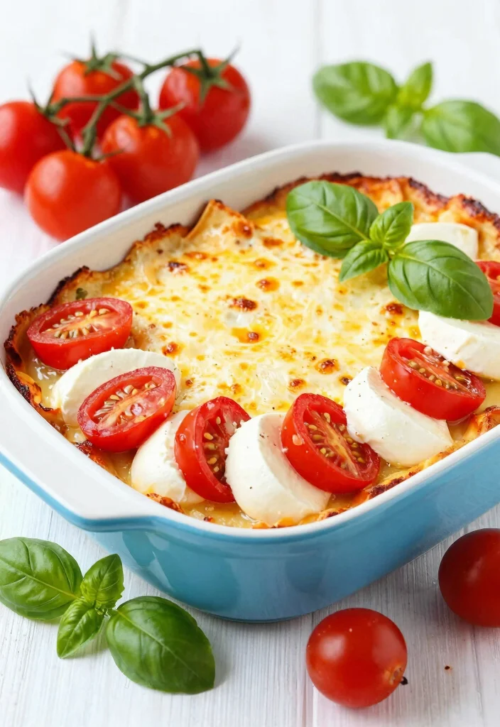 17 Best Italian Pasta Bake Recipes for Comfort Food Dinners - 17. Caprese Pasta Bake 1