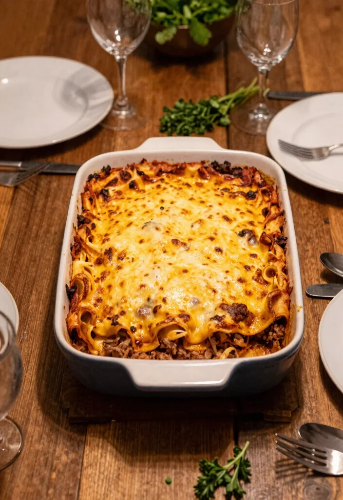 17 Best Italian Pasta Bake Recipes for Comfort Food Dinners - 4. Meat Lasagna Pasta Bake 1