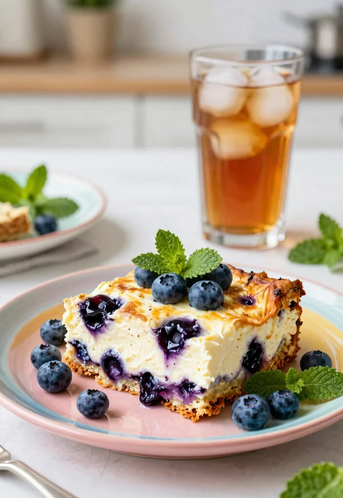 17 Blueberry Cream Cheese French Toast Bake Recipes for Weekend Brunch - 5. Gluten-Free Blueberry Cream Cheese Bake 1