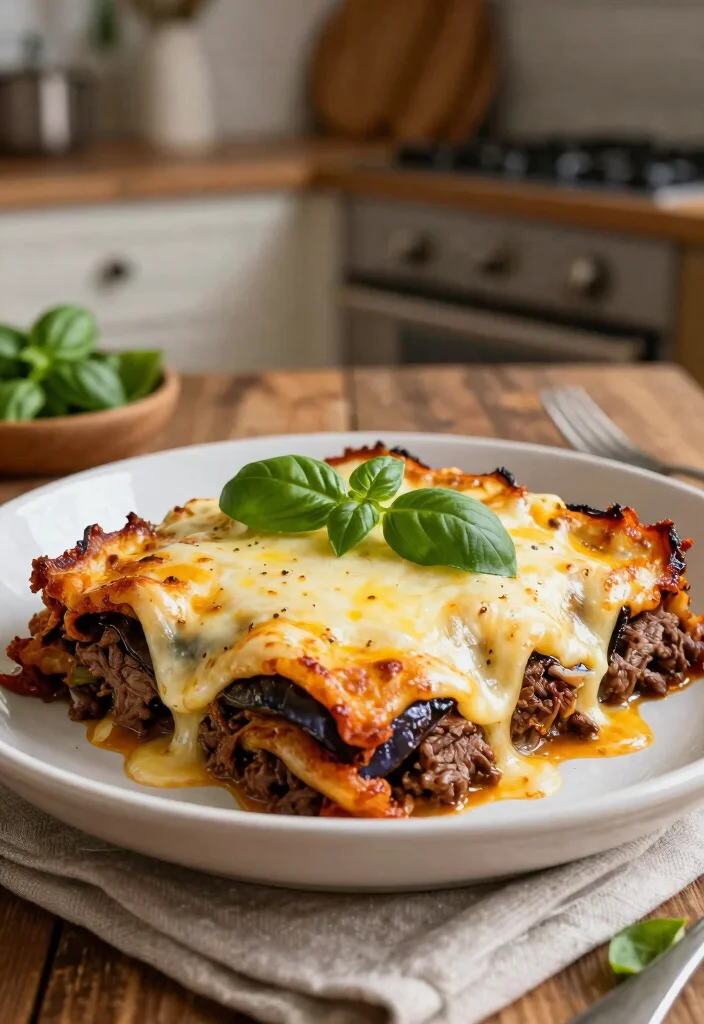 17 Delicious Italian Beef Recipes (Easy & Hearty) - 10. Beef and Eggplant Parmesan 1