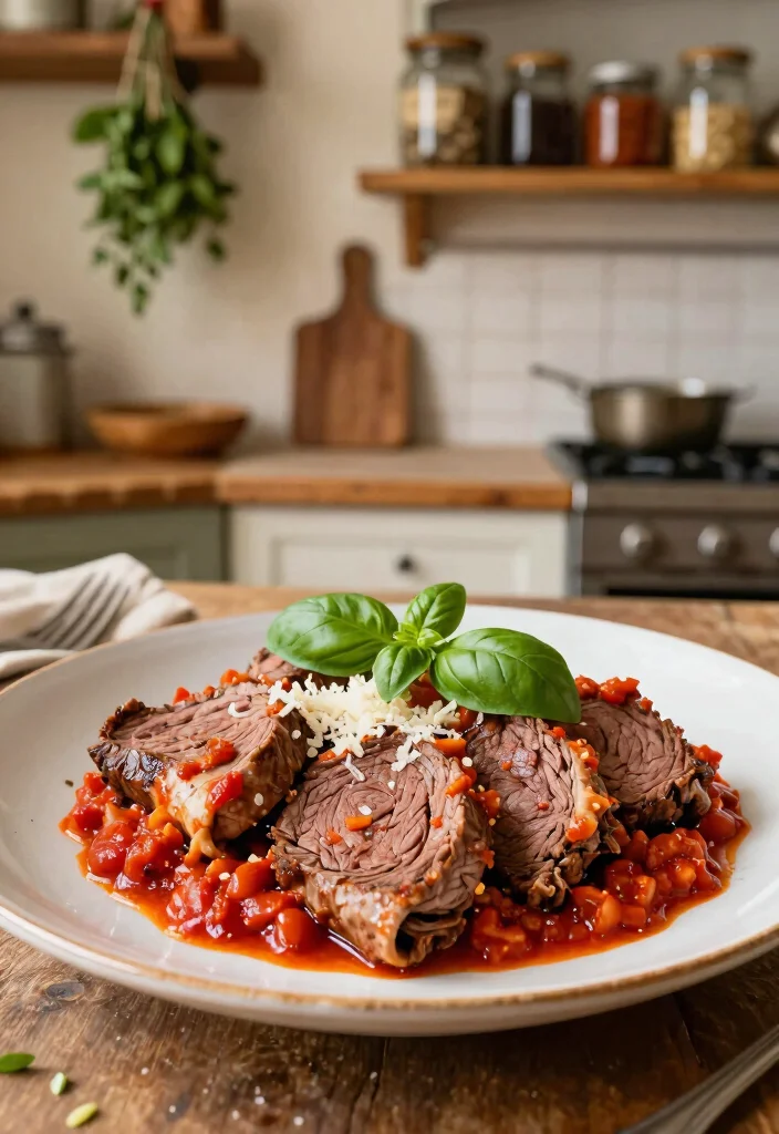 17 Delicious Italian Beef Recipes (Easy & Hearty) - 4. Beef Braciole 1