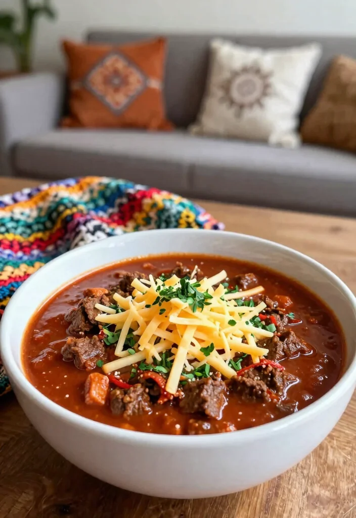 17 Delicious Italian Beef Recipes (Easy & Hearty) - 9. Italian Beef Chili 1