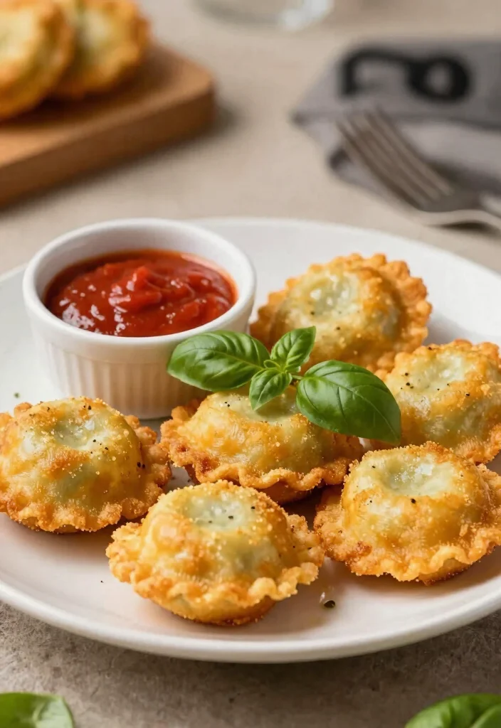 17 Easy Italian Finger Food Appetizers (Party Perfect) - 12. Fried Ravioli 1
