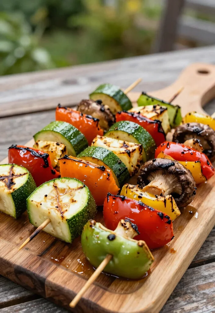 17 Easy Italian Finger Food Appetizers (Party Perfect) - 15. Grilled Vegetable Skewers 1