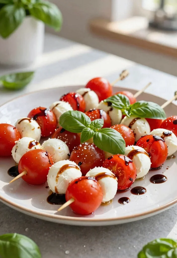 17 Easy Italian Finger Food Appetizers (Party Perfect) - 2. Caprese Skewers 1